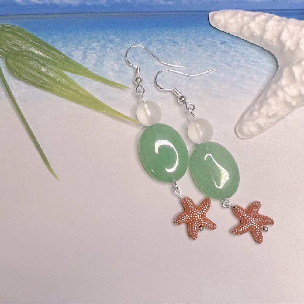 3/$25 Starfish Silver Earrings